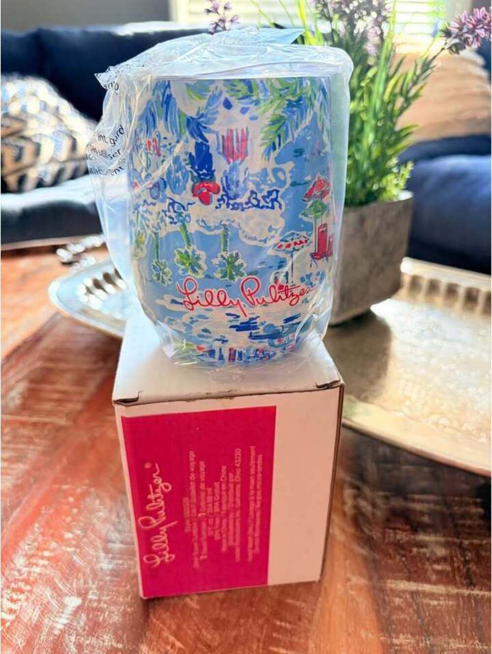 Lilly Pulitzer What a Lovely Place GWP Travel Tumbler